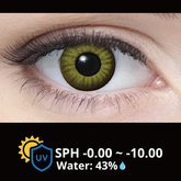 Cosplay Halloween Contact Lenses - Electro Lens Yellow